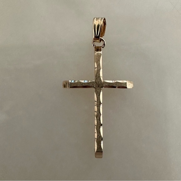14k Solid Gold Cross - Picture 2 of 15